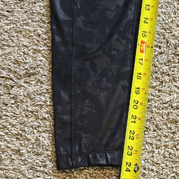 Calvin Klein Black Patterned Leggings - Picture 4 of 5